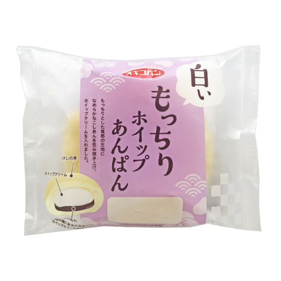 白いもっちりホイップあんぱん オキコ株式会社